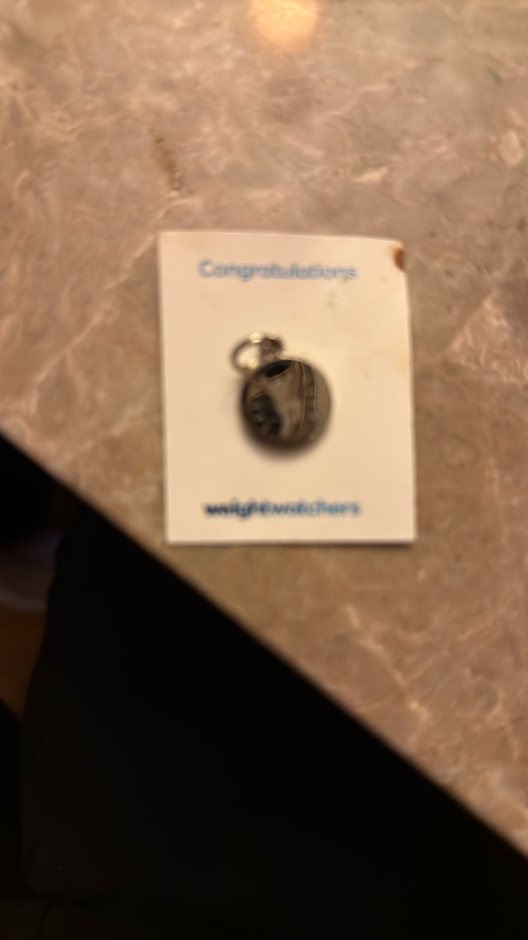 Weight Watchers Congratulations Fall Me Award For Necklace Or Bracelet
