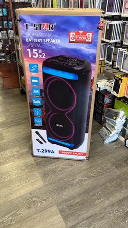 Dolphin dual 15” Bluetooth speaker