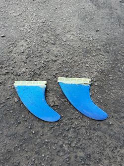 Blue Surfboard Fins – Set of 2