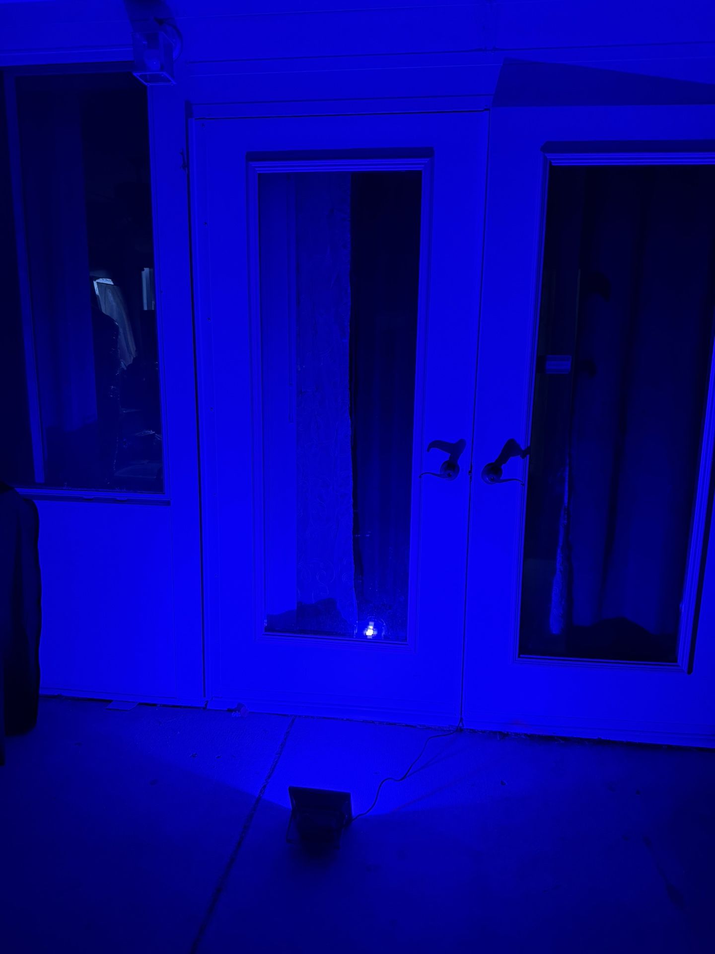 Outdoor / Indoor Color Lights RGB Light Flood Lights With Remote Plug in