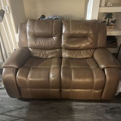 Loveseat And Sofa (with recliner on both ends) 