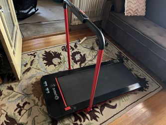 UREVO 2 in 1 Under Desk Treadmill, 2.5HP Folding Electric Treadmill Walking Jogging Machine for Home Office with Remote Control