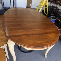 Ethan Allen Dining Table + 12 Chairs – $250