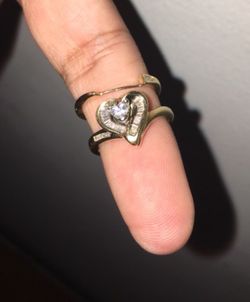 14k yellow gold ring size 6 ( engagement or wedding ring)