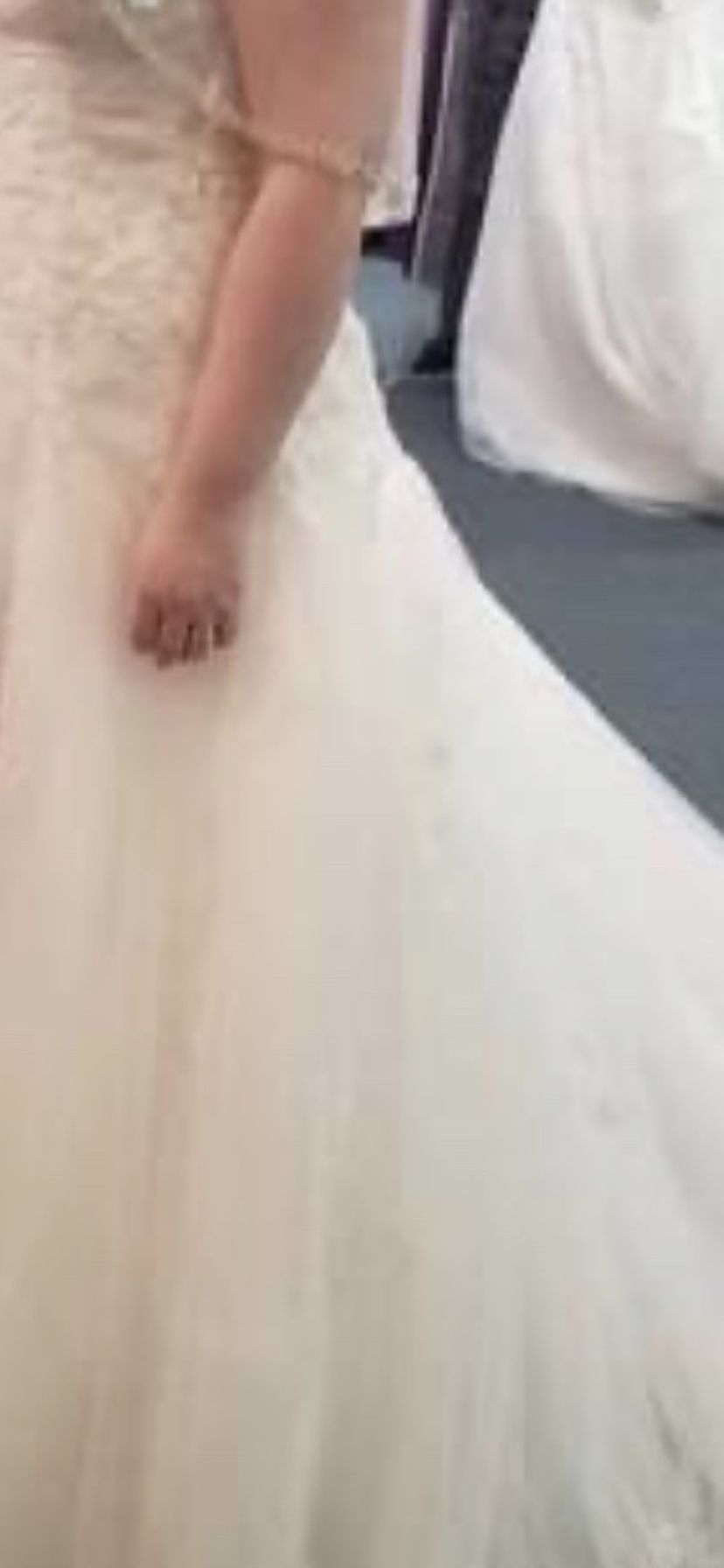 Wedding Dress, White. Only Tried On At Store.