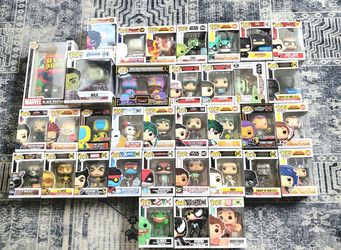 Huge Lot 35 funko pops rare Exclusive Limited Edition marvel Disney My Hero Academia deadpool star wars and much more