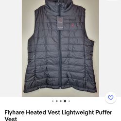 Fly hare Heated Vest Size Large
