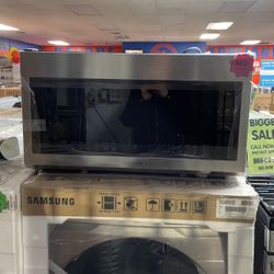 STAINLESS STEEL SAMSUNG MICROWAVE OVEN 