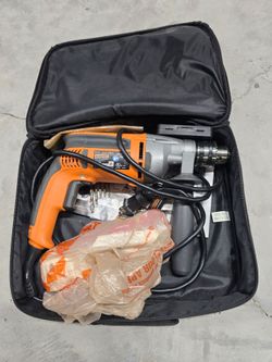 RIDGID 1/2-Inch Corded Hammer Drill with Carrying Bag