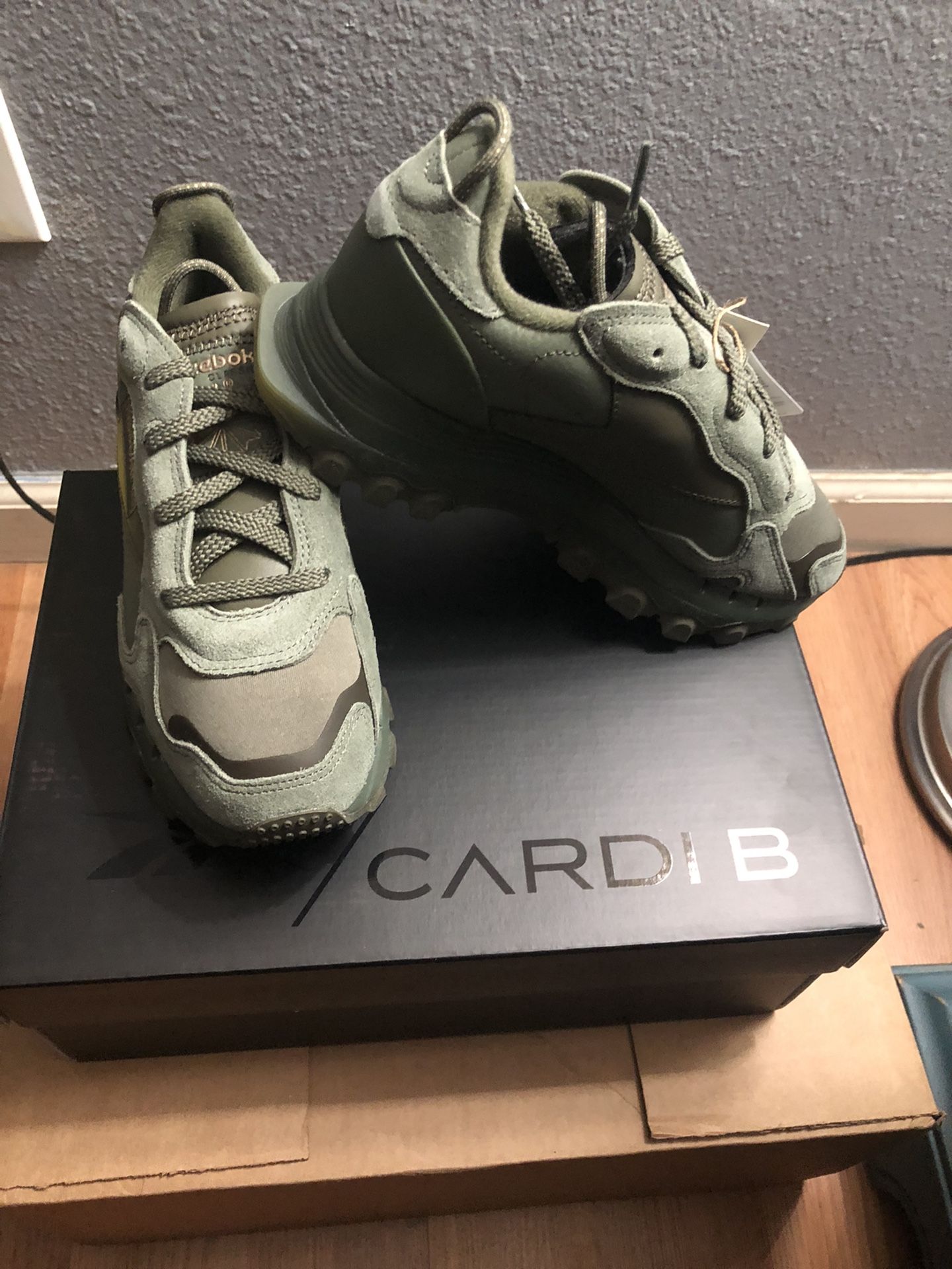 Reebok X Cardi B Army Green