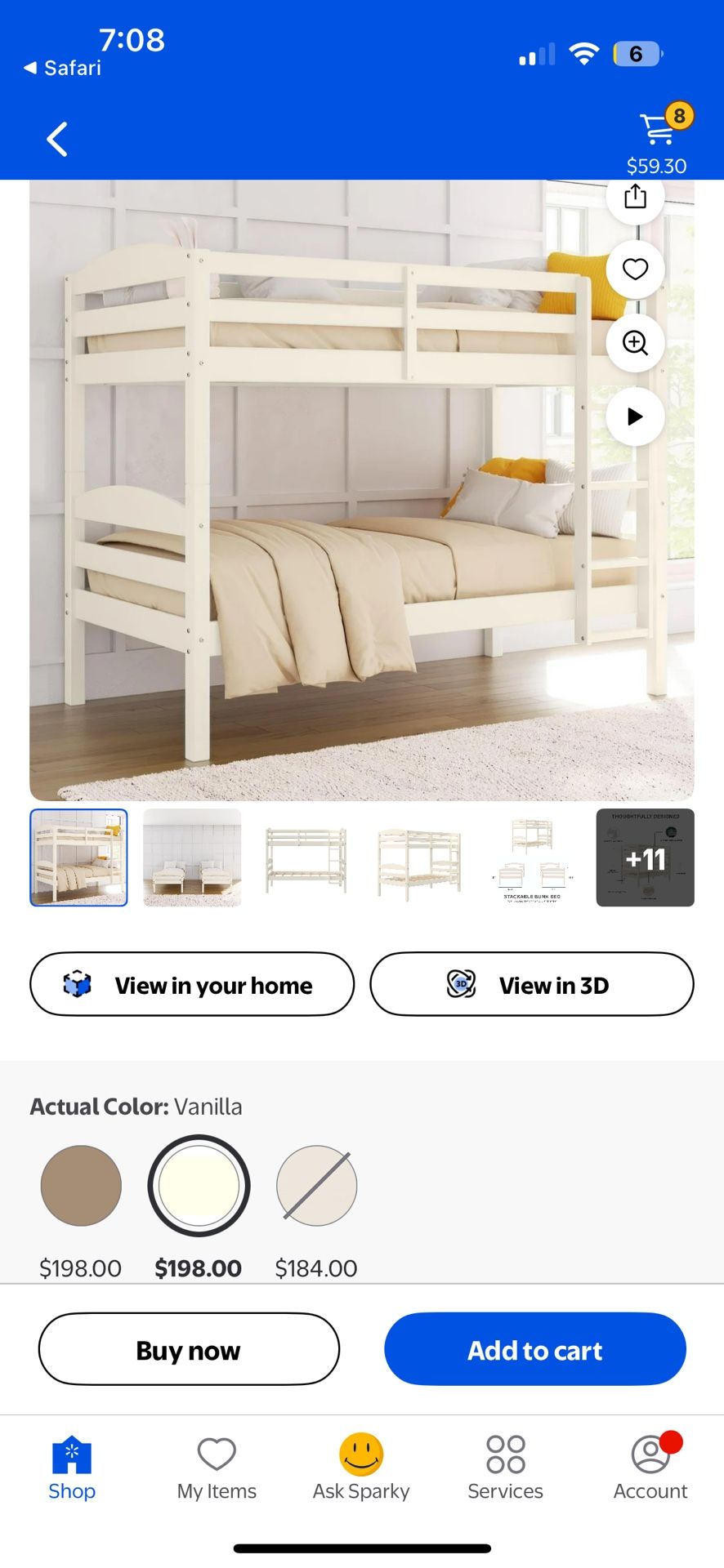 New In Box Twin Bunk Beds