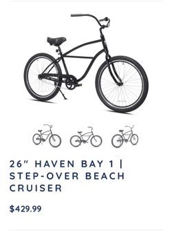 🔥🔥🔥🔥NIB Haven Bay 1 Step Over Beach Cruiser Bike