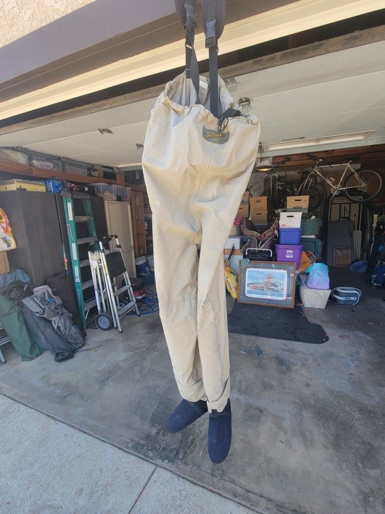 Cabelas Premium Breathable Stocking Foot Fishing Waders And Boots