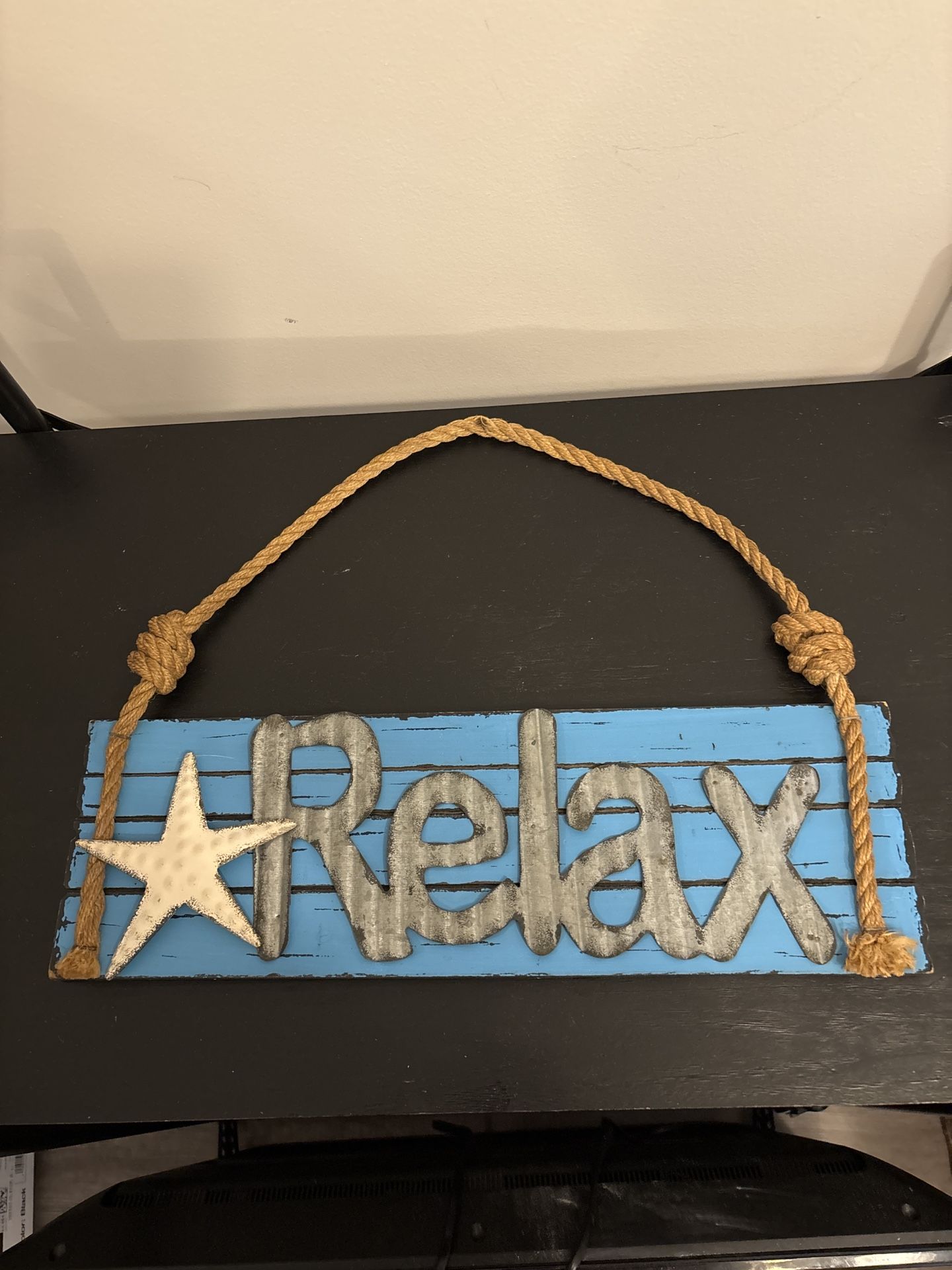 Relax Wall Sign