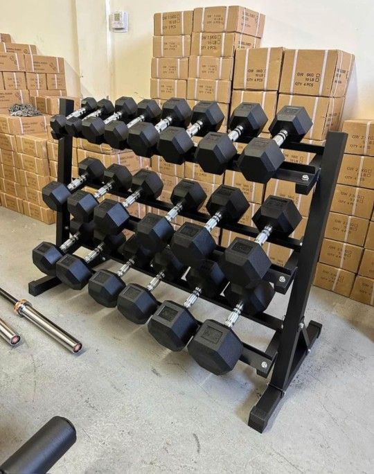 New Dumbbells All Sizes $1.35 per pound 