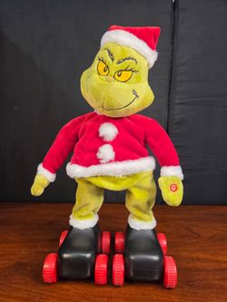 ✨ Gemmy Animated Roller Skating Grinch Plush ✨