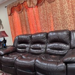 Black Leather Couch