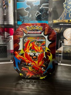 Pokémon Mega Emboar ex Tin