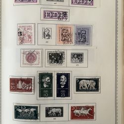 German Democratic Republic Collection Of 16 Postage Stamps Issued 1956 To 1957