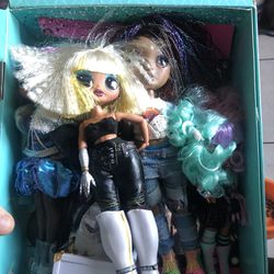 Bunch Of Lol Dolls, Barbie Dolls, And Princess Dolls