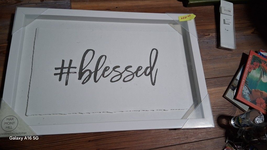 #Blessed wall art from
Marmont hill