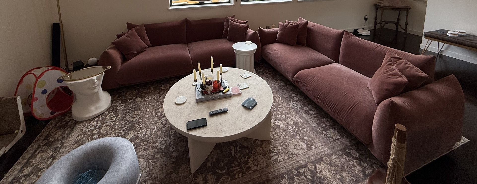 Sofa Set (2 pcs) – Modern, Clean, $800 for Both