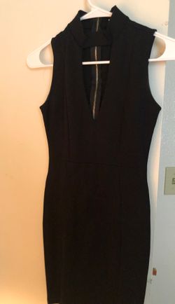 Black tight dress