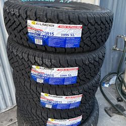 235/75/15 Atlander At Tires Installed And Balanced 