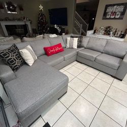 Beautiful Grey Sectional Couch From Ashley Furniture 