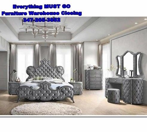 King bedroom set. Must Go