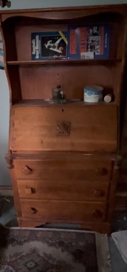 Solid Wood Secretary 
