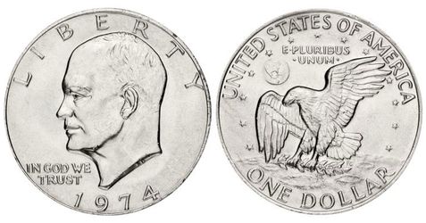 1970s Rare Eisenhower US Dollar Coins