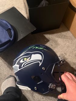 Jalen Milroe Signed full sized Helmet