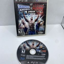 WWE SmackDown vs Raw 2011 - PS3, Playstation 3 - No Manual Tested Authentic