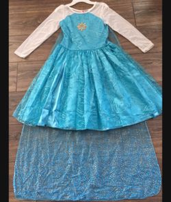 Frozen Elsa Anna Princess Dress Costumes
