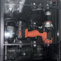 20V MAX* POWERCONNECT™ MATRIX™ Cordless Drill and 6-Piece Power Tool Combo Kit, Battery and Charger Included
