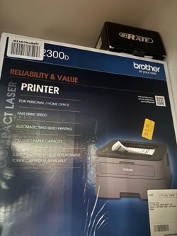 Brother HL-L2300D Monochrome Laser Printer with Duplex Printing