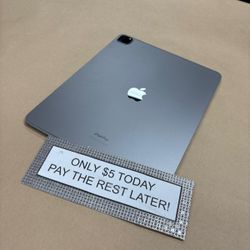Apple IPad Pro 12.9 Inch 6th Gen Tablet - Only $5 Today Pay The Rest Later! 