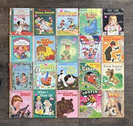 LITTLE GOLDEN BOOKS ~LOT OF 20 VINTAGE HARDCOVER BOOKS~
