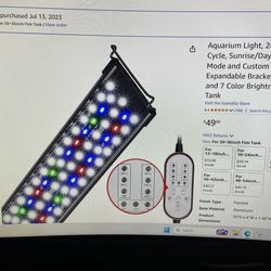 Aquarium LED color light