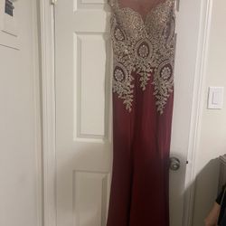 Burgundy Dress