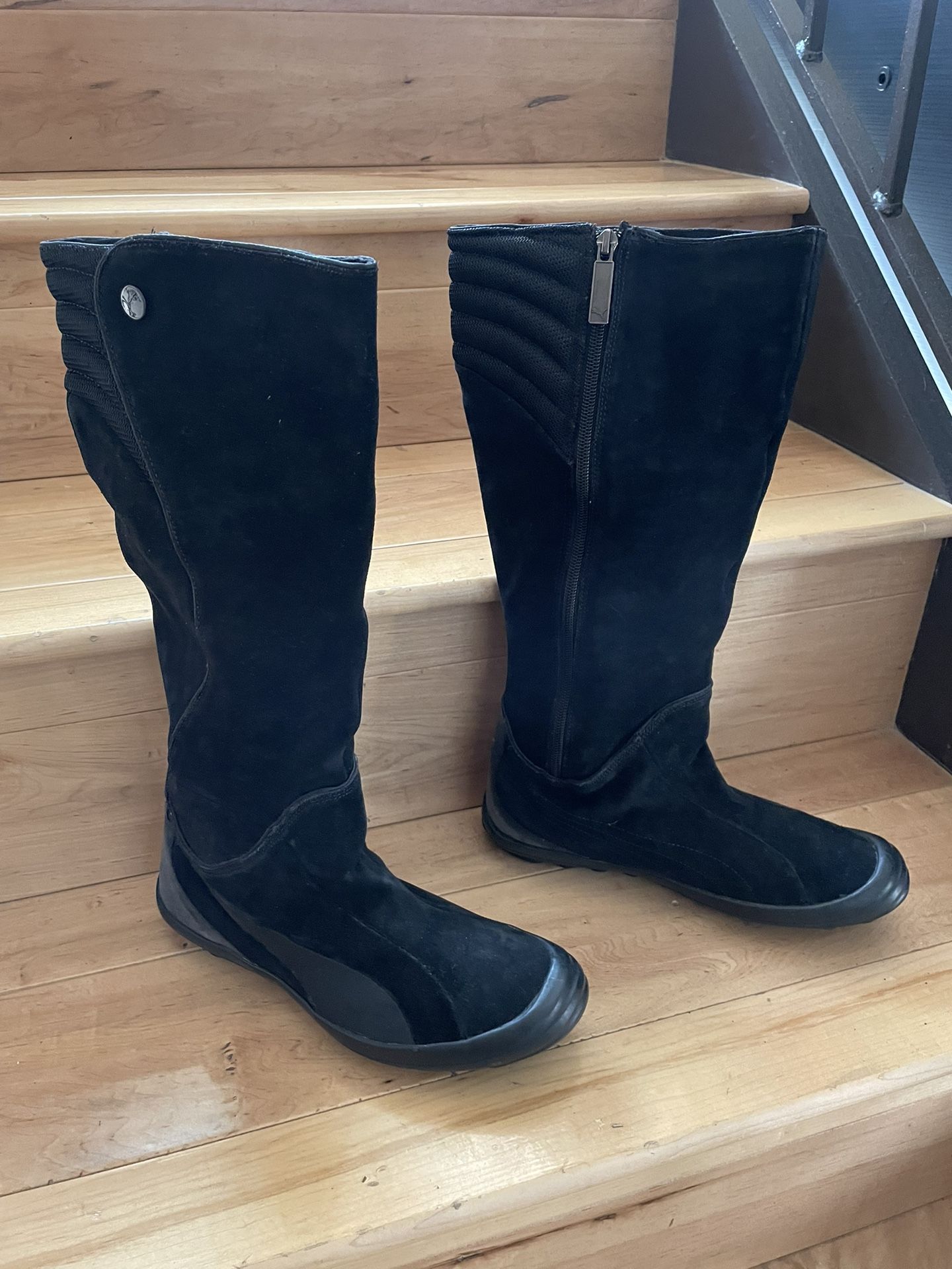 New Puma Suede Motorcycle Boots Women’s 9