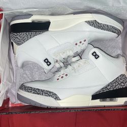 Jordan 3 Retro (white Cement Reimagined)*sold
