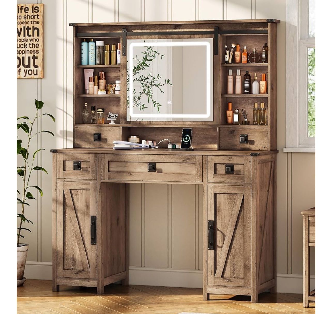 Makeup Vanity Farmhouse