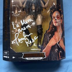 Signed AEW action figure 
