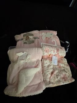 Baby girl blankets.