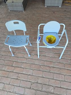 Drive shower chair and toilet