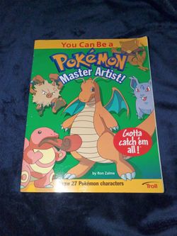 Pokemon Master Artist book