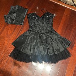 black dress