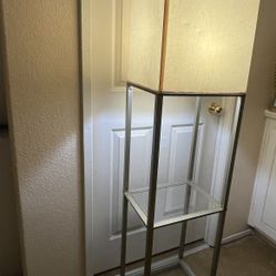 Floor Lamp With Shelves